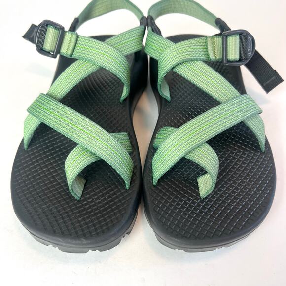 Chaco Green and Black Women's Sandals - Picture 4 of 10